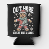 外ではスナックのジンジャーブレッドのクリスマスのように見える 缶クーラー (正面)