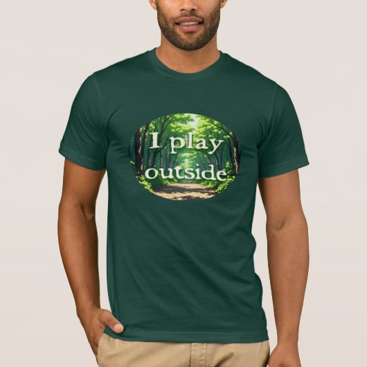 外で遊ぼう Tシャツ (正面)