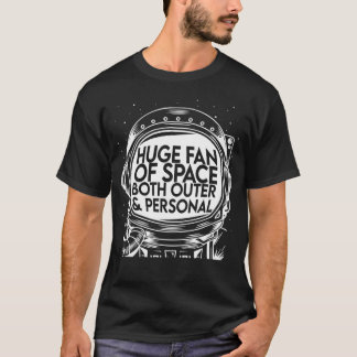 外と個人の両方の宇宙の巨大なファカッコいいン Tシャツ
