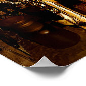 外にあこがれるプリント ポスター (角)