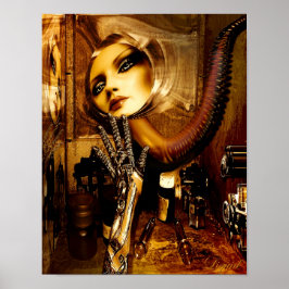 外にあこがれるプリント ポスター