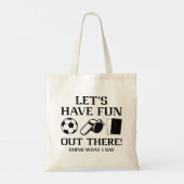 外におもしろいを持って トートバッグ (裏面)