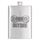 外に乗る フラスク (正面)