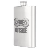 外に乗る フラスク (左)