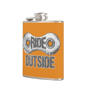 外に乗る フラスク (左)