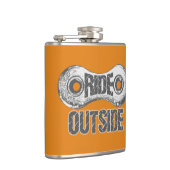 外に乗る フラスク (右)