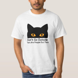 外に人が出てはいけない Tシャツ