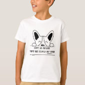 外に人が出てはいけない Tシャツ (正面)