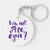 外に出たの？ キーホルダー (裏面)