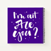 外に出たの？ ノートブック (裏面)