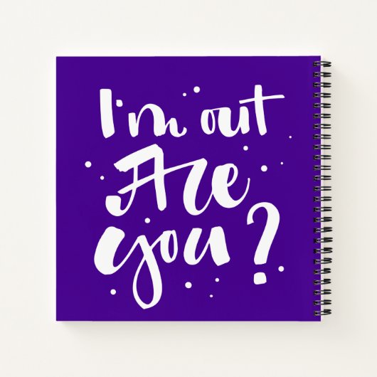 外に出たの？ ノートブック (裏面)