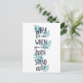 外に出た時に生まれ収まる理由 ポストカード (スタンド正面)