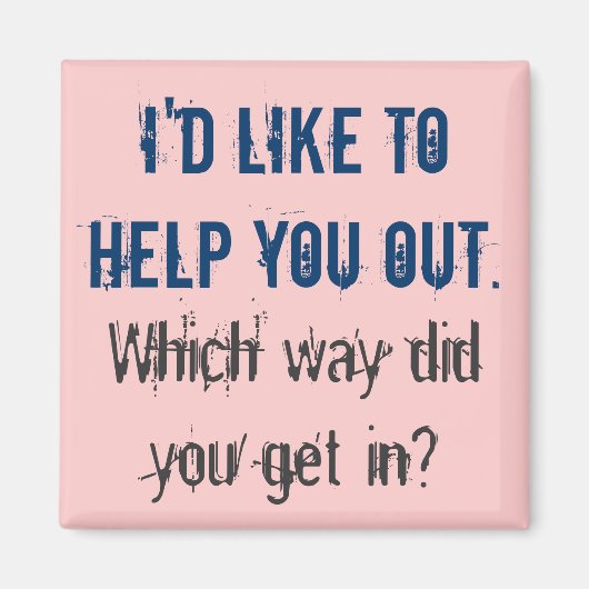 外に出てく救済れる マグネット (正面)