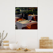 外に出てポスターに ポスター (キッチン)