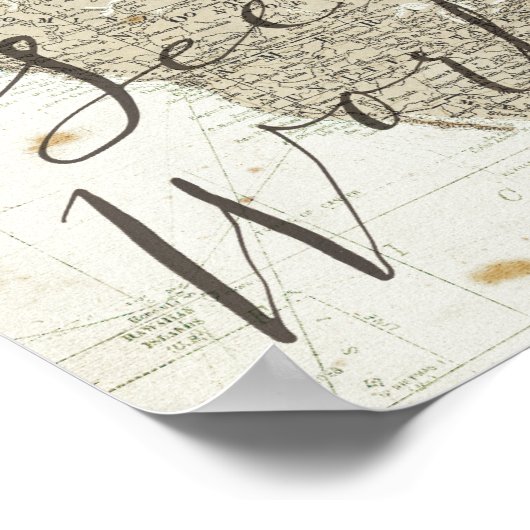 外に出て世界の引用文 ポスター (角)