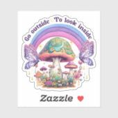 外に出て内側を見る、精神衛生 シール (シート)