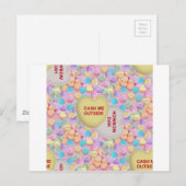 外に出て行く ポストカード (正面/裏面)