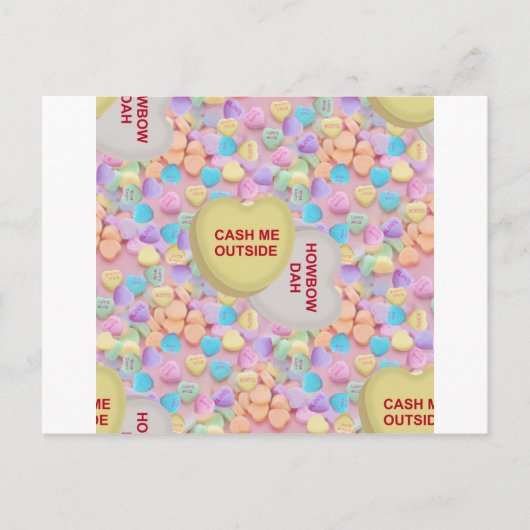 外に出て行く ポストカード (正面)