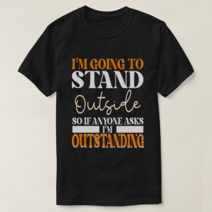外に出て誰でももし出頼る Tシャツ