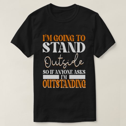 外に出て誰でももし出頼る Tシャツ (デザイン正面)