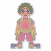 外に出よう シール (正面)