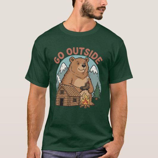 外に出よう Tシャツ (正面)