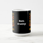 外に出るから誰もしも頼偉い コーヒーマグカップ (中央)