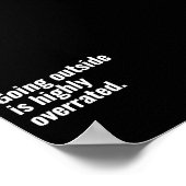 外に出ることは非常に過大評価の基本クール文字。 ポスター (角)