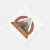 外に出る スタンダードランチョンナプキン (角)