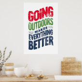 外に出れば万事好都合だ ポスター (キッチン)