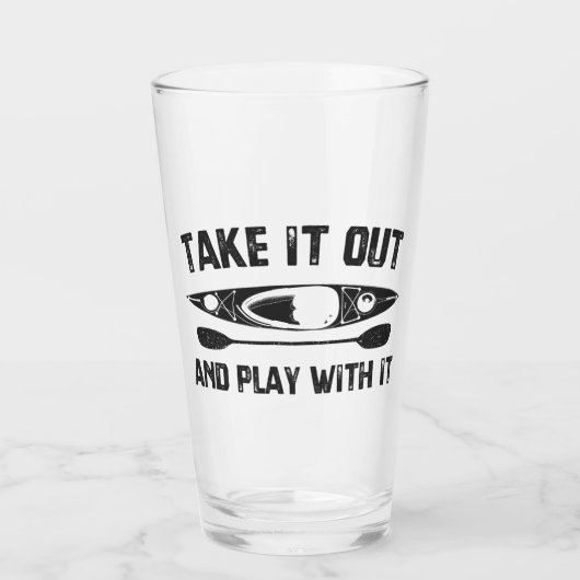 外に持ち出し遊てカヤックで タンブラーグラス (正面)