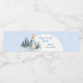 外のウサギのアーチは寒い ペットボトルラベル (シングルラベル)