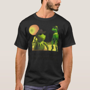 外のカーミットフーチンとホラーリン Tシャツ
