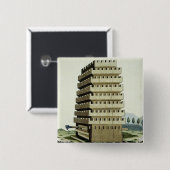 外のギャラリーおよびadditioの移動可能なタワー 缶バッジ (正面&裏面)