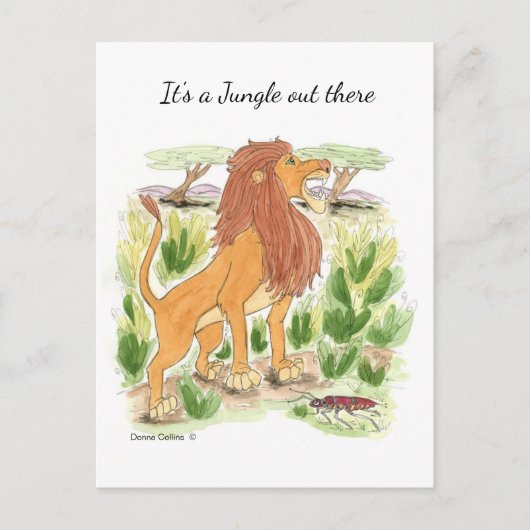 外のジャングルのポストカードだ ポストカード (正面)