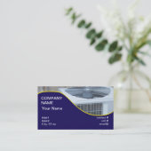 外のヒートポンプ 名刺 (スタンド正面)