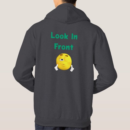 外のフード付きスウェットシャツをキャッチ – 準備完了 パーカ (裏面)