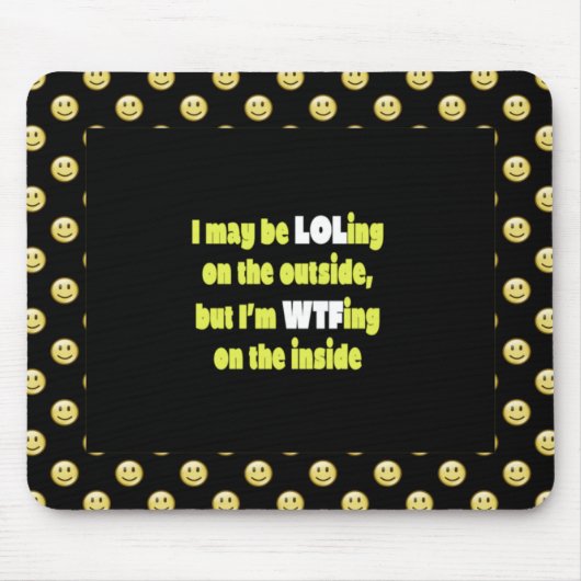外のマウスのマットのLOLing マウスパッド (正面)