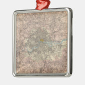 外のロンドン メタルオーナメント (左)