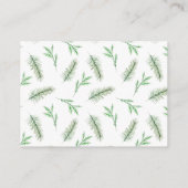 外の冷たい本がベビー エンクロージャーカード (裏面)