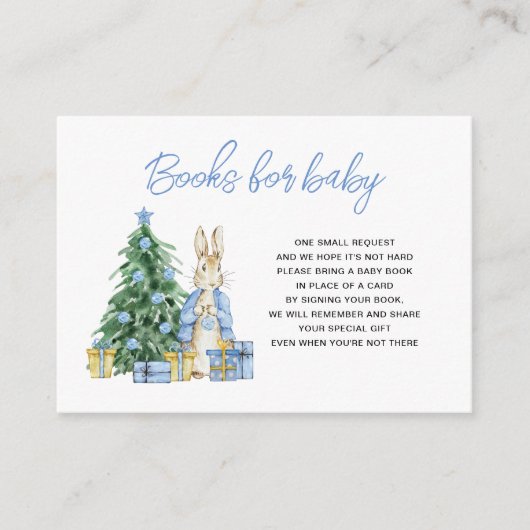 外の冷たい本がベビー エンクロージャーカード (正面)