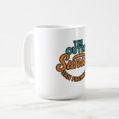 外の夕日 コーヒーマグカップ (正面左)