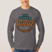 外の夕日 Tシャツ (正面)