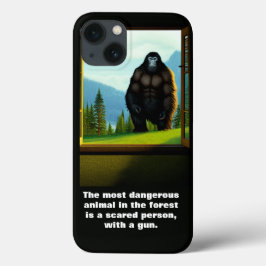 外の大きな足 iPhone 13ケース