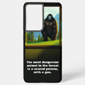 外の大きな足 SAMSUNG GALAXYケース (裏面)