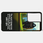 外の大きな足 SAMSUNG GALAXYケース (左側面)