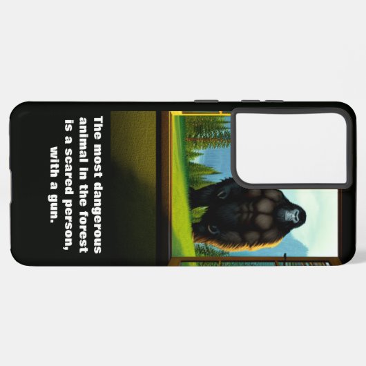 外の大きな足 SAMSUNG GALAXYケース (左側面)