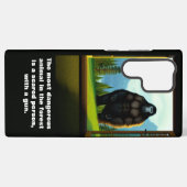 外の大きな足 SAMSUNG GALAXYケース (裏面横)