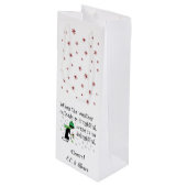 外の天気は恐ろしいし、ワインは楽しい ワインギフトバッグ (正面アングル)