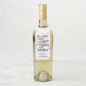 外の天気は恐ろしいクリスマスボトルラベル ボトルネックタグ (ボトル)